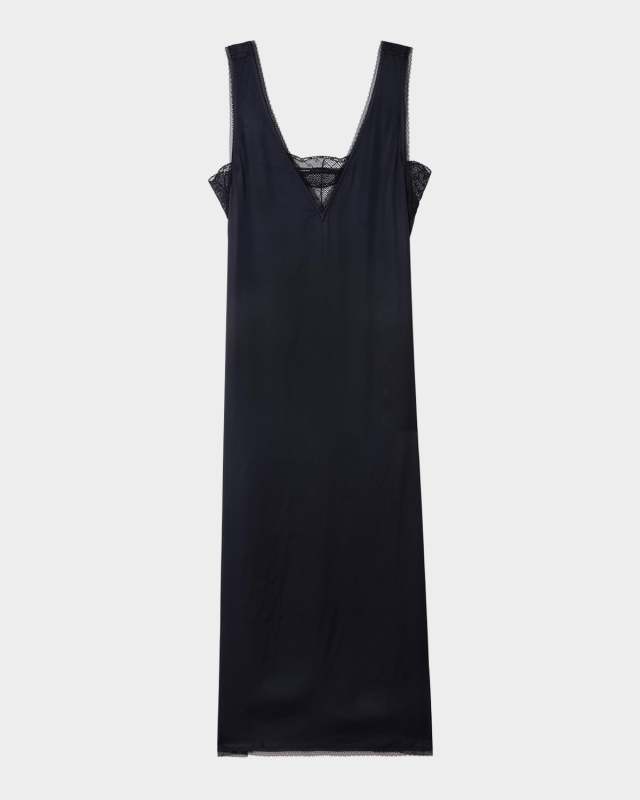 Renzo Satin Slip Dress